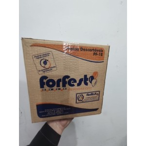 CAIXA CUMBUCA 12CM BRANCA EM PLASTICO C/1000 UNIDADES (100X10)