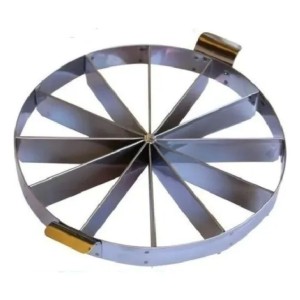 MARCADOR DE FATIA EM ALUMÍNIO – 28 CM – PARA 12 PEDAÇOS – UNIDADE