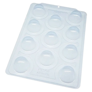 FORMA SILICONE TRUFA GRANDE ESPECIAL CONJUNTO DE TRÊS PARTES