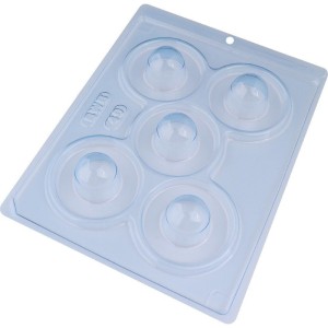 FORMA DE SILICONE PARA BOMBOM 20G (CONJUNTO DE 3 PARTES)