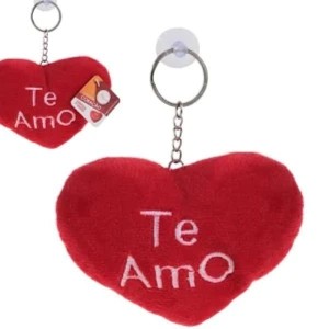 PELUCIA CHAVEIRO CORAÇÃO PEQUENO ( CHAVEIRO )